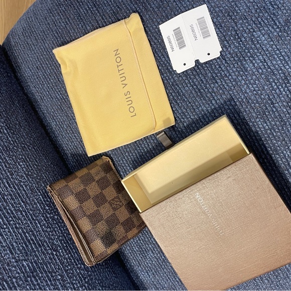 Louis Vuitton Damier brown leather wallet - Picture 9 of 9